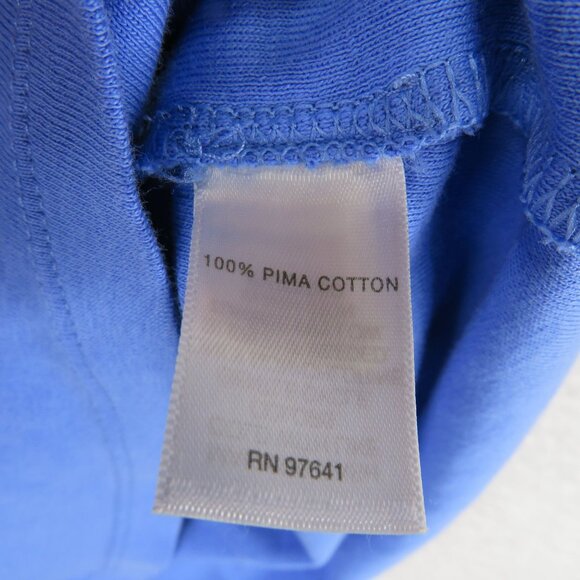 J. Jill Perfect Pima Sleeveless Tee Womens Medium‎ 100% Pima Cotton Blue - Picture 5 of 9